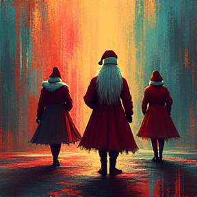 4 Santa's