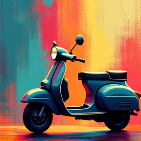 Ride the Vespa