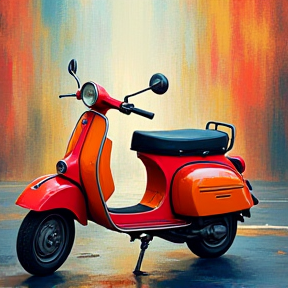 Ride the Vespa