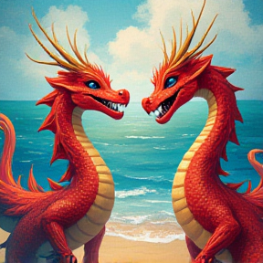 Dragons at the Beach