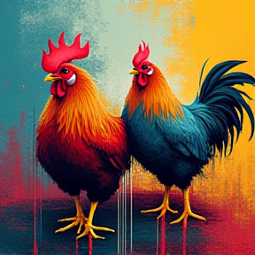 Graffiti Chickens