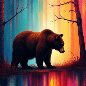 A Bear in the Woods