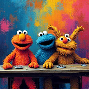 Party on Sesame Street