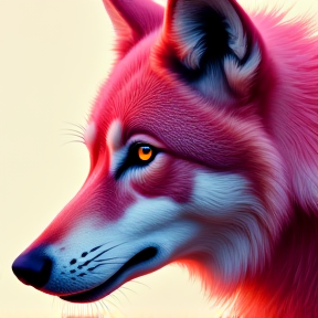 Pink Spotted Wolf