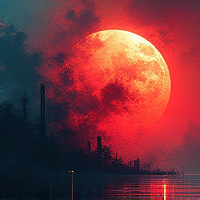 Blood Stained Moon