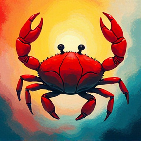 Little Red Beach Crab