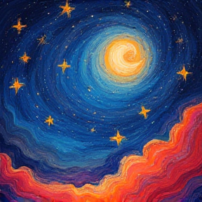 Drawing the night sky