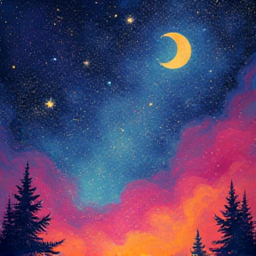 Drawing the night sky 