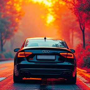 Черная Audi A5