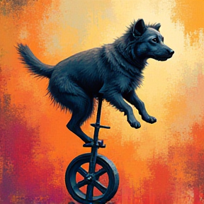 Puppy on a Wheel