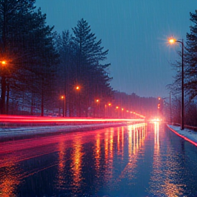 Rainy Night Drive