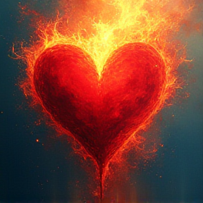 Heart afire