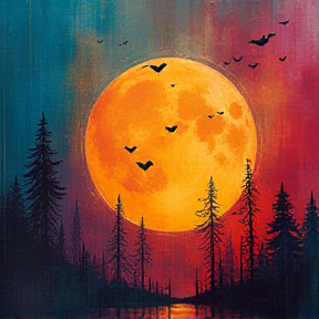 Blood Stained Moon