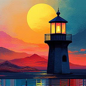 lighthouse by shaila 