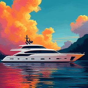 Runnin up that yacht