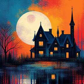 The Moonlit Mansion