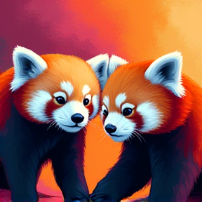 Red Panda Love