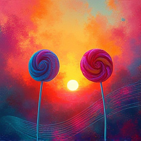 Lollipops at Sunset