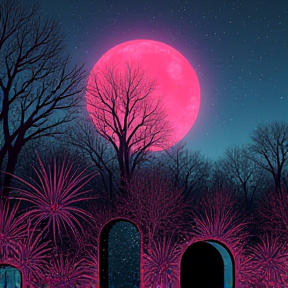 Moonlit Graves