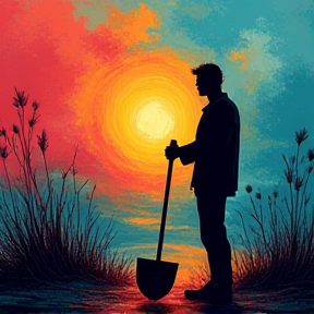 Man with a Shovel