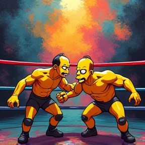 Simpsons Wrestling Dreams