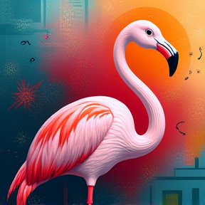 Jeordie Kruse der Flamingo