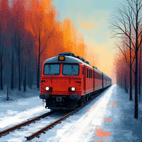 Trains and Winter