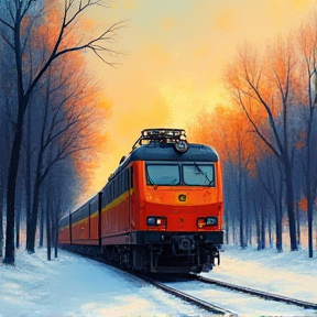 Trains and Winter