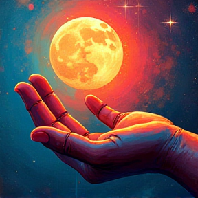 Moon in my hands