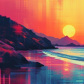 Sunset Waves