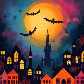 A town of Halloween 