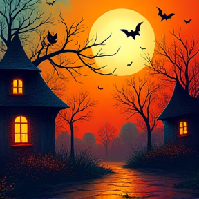 A town of Halloween 