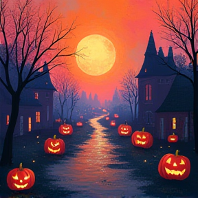 A town of Halloween 