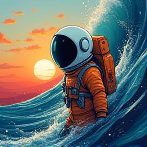 Astronaut in the Ocean