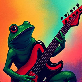 Funky Frogs Groovin'