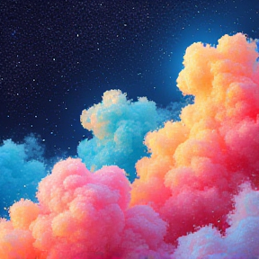 Cotton Candy Clouds