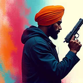 ਪਿਸਤੌਲਾਂ ਤੇ ਪਗੜੀ (Pistols and Turbans)