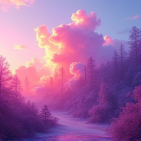 Lilac skies 