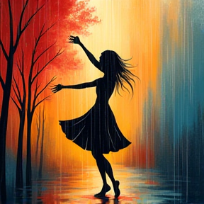 Dancing in the rain