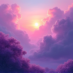 Lilac skies 