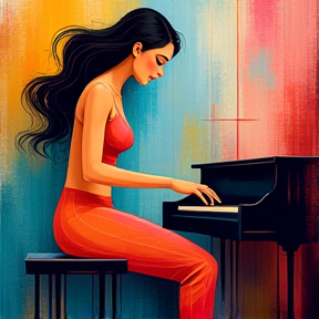 Minha Maria Neta Eduarda - Piano Jazz