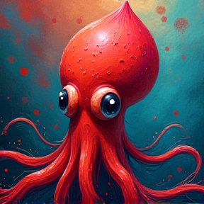 Squishy the Red Squid