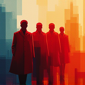 The Men in the Red Coat