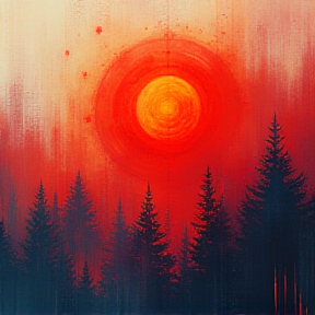 Red Sun in the Sky