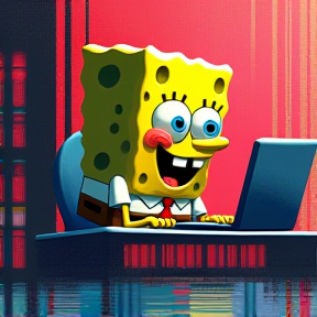 Evil Spongebob: Hacker of the Deep