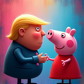 Peppa and the Donald