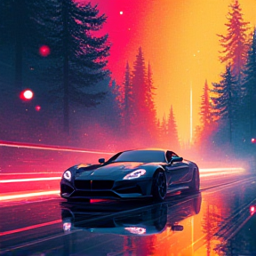 Race Through the Neon