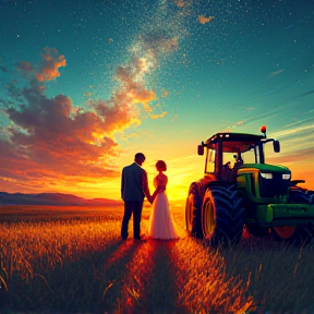 Wedding Night On A John Deere