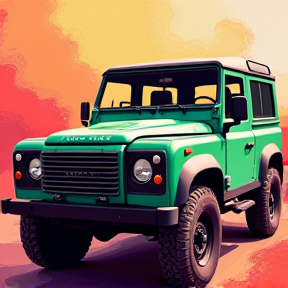 Green Landrover Dreamin'