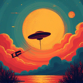 AI Piloted Thermonuclear propelled Flying Saucers